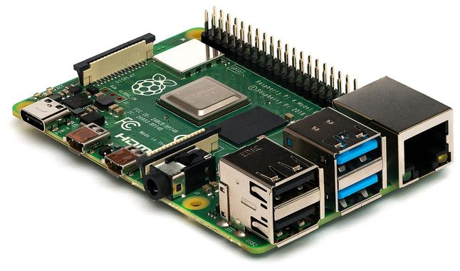 1200px Raspberry Pi 4 Model B Side